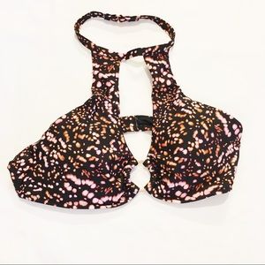 Victoria's Secret Choker Neck Swim Top SZ XL